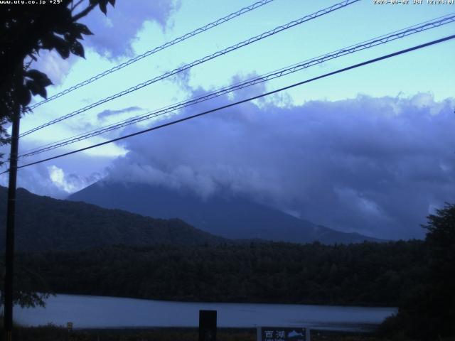 西湖からの富士山