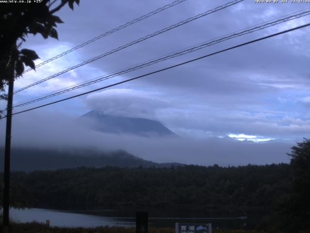 西湖からの富士山