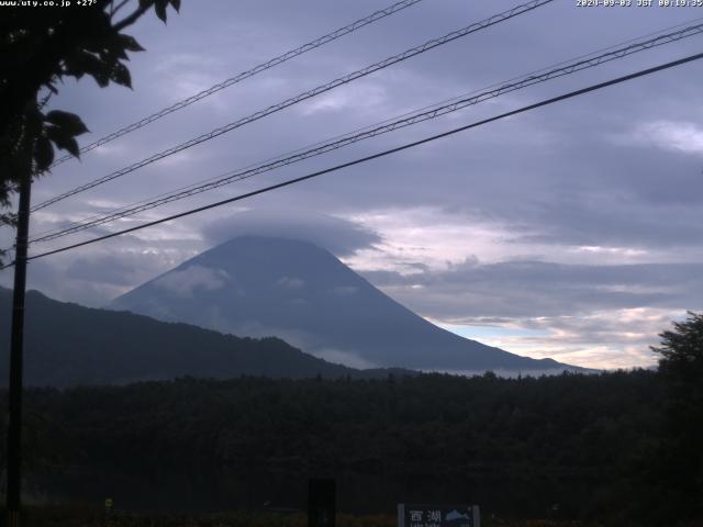 西湖からの富士山