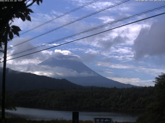 西湖からの富士山