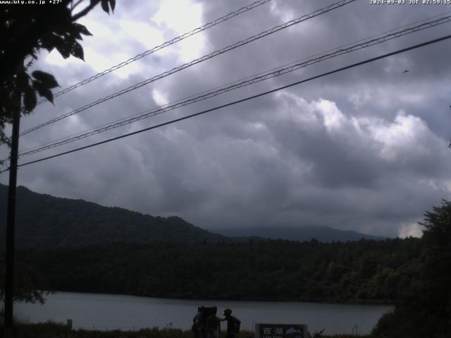 西湖からの富士山