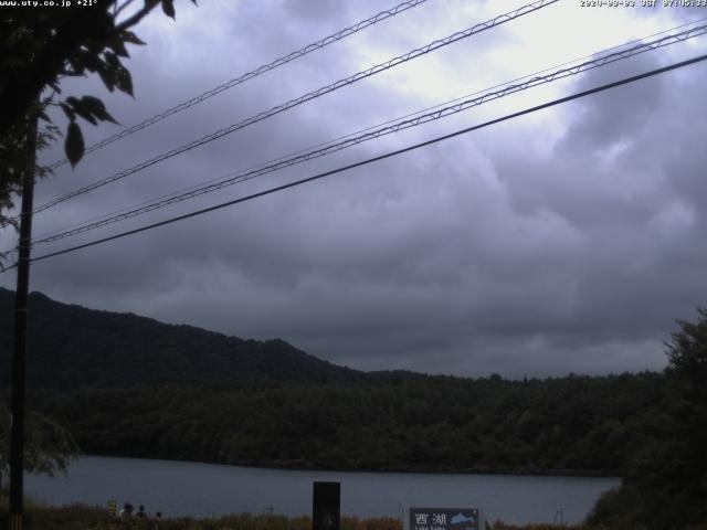 西湖からの富士山