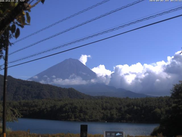 西湖からの富士山