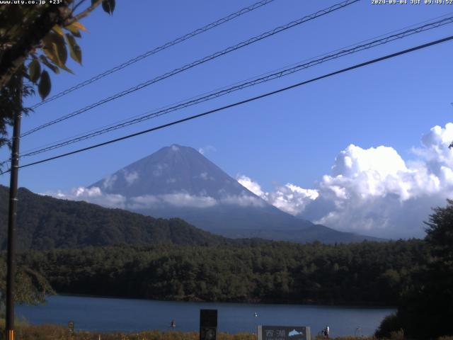 西湖からの富士山