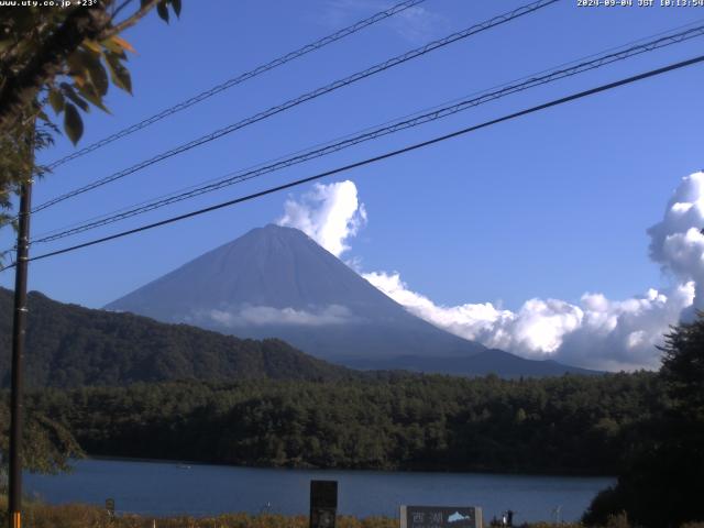 西湖からの富士山