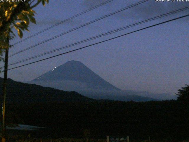 西湖からの富士山