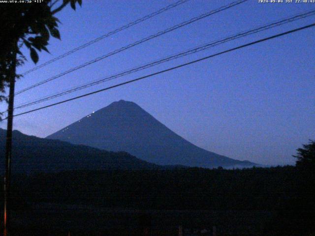 西湖からの富士山