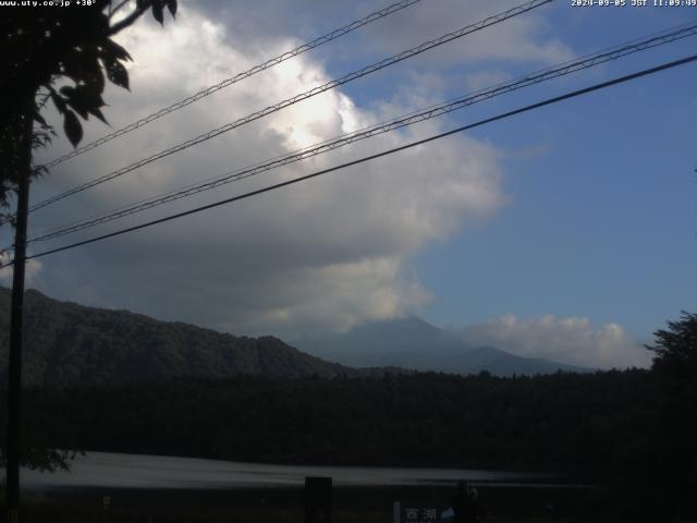 西湖からの富士山