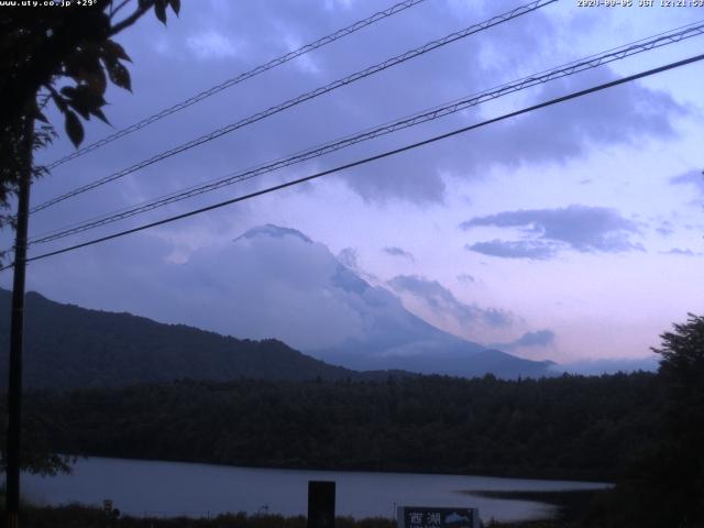 西湖からの富士山