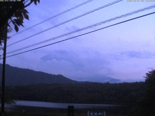 西湖からの富士山