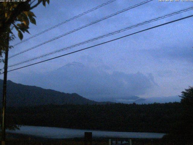 西湖からの富士山