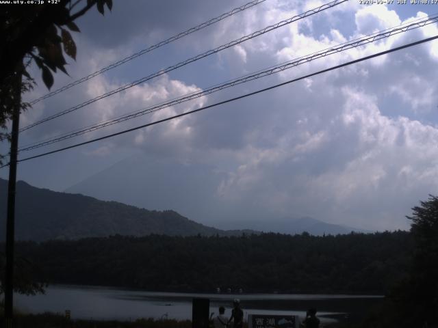 西湖からの富士山