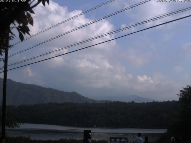 西湖からの富士山