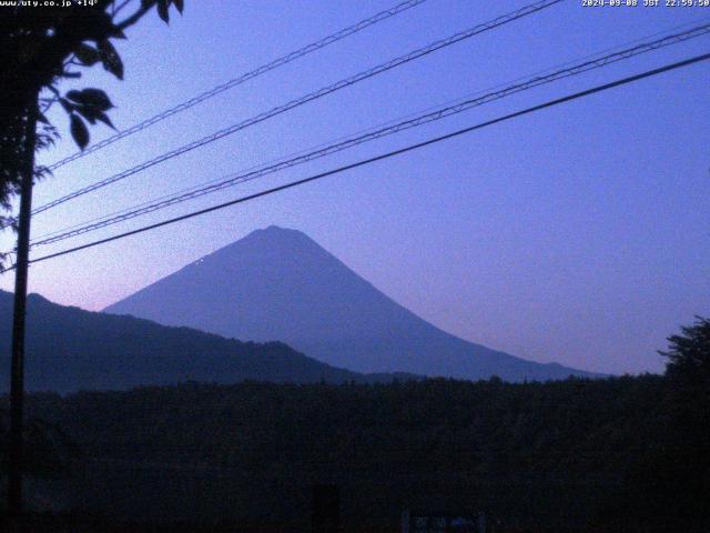 西湖からの富士山