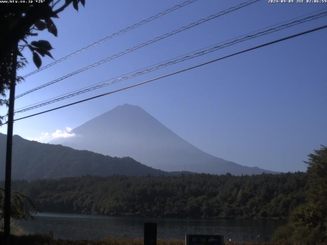 西湖からの富士山