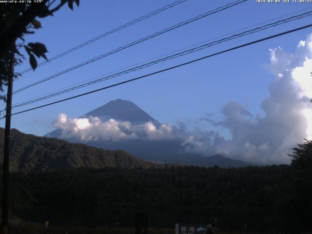 西湖からの富士山