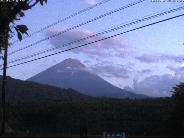 西湖からの富士山