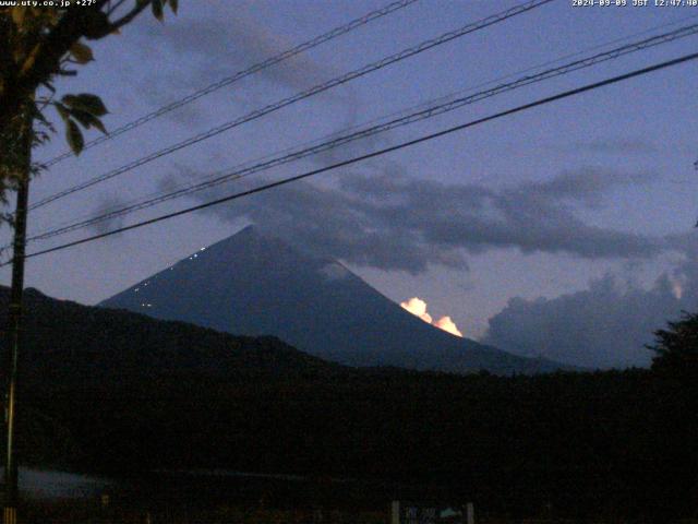 西湖からの富士山