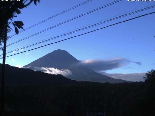 西湖からの富士山