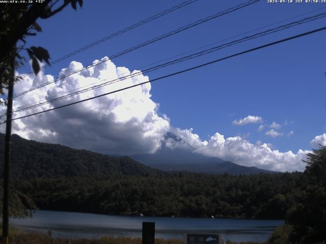 西湖からの富士山