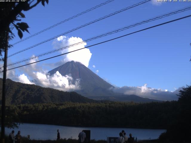 西湖からの富士山