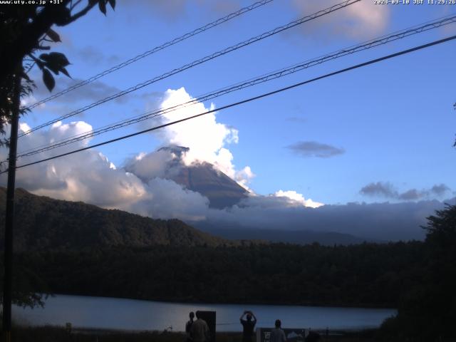 西湖からの富士山