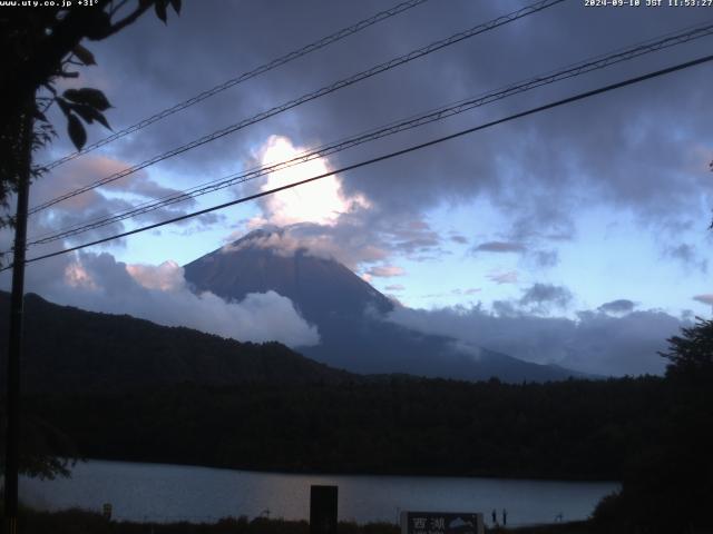 西湖からの富士山