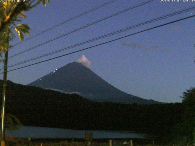 西湖からの富士山