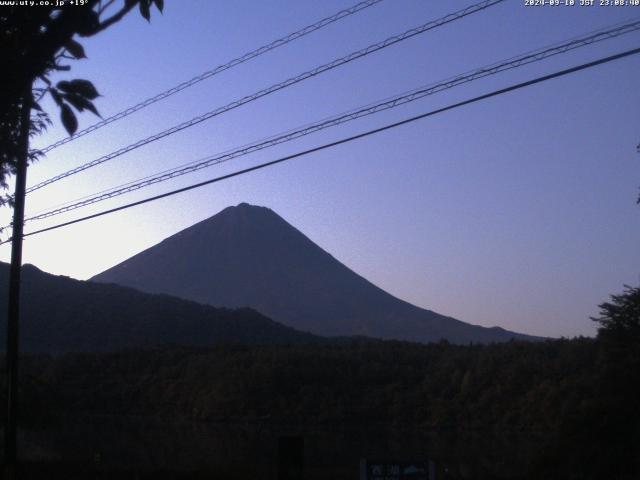 西湖からの富士山