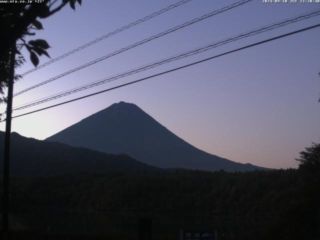 西湖からの富士山