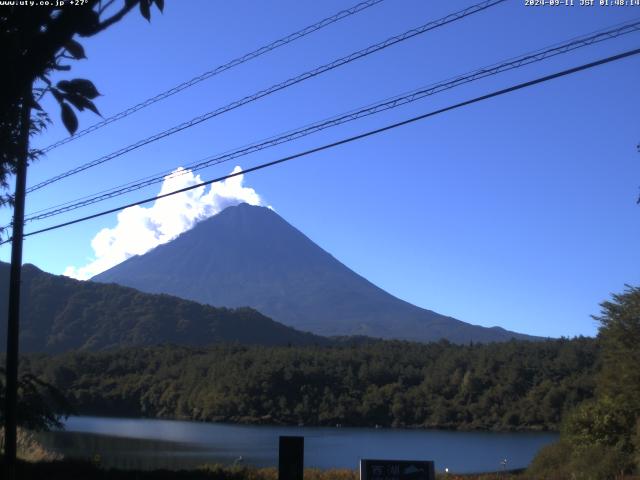 西湖からの富士山