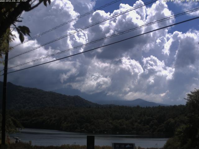 西湖からの富士山