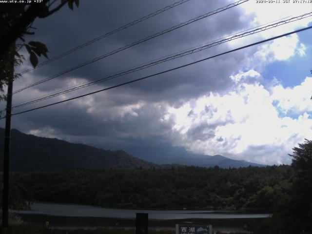 西湖からの富士山