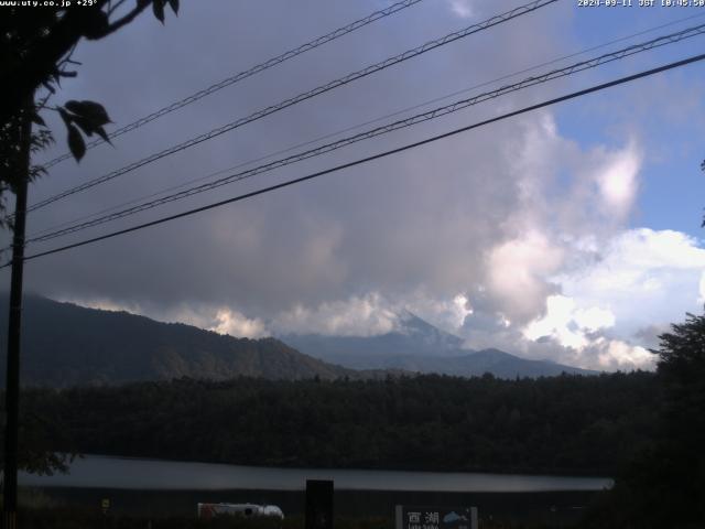 西湖からの富士山