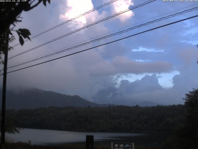 西湖からの富士山