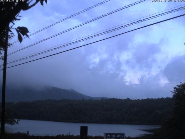 西湖からの富士山