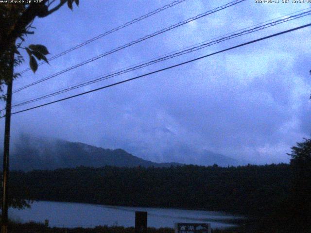 西湖からの富士山