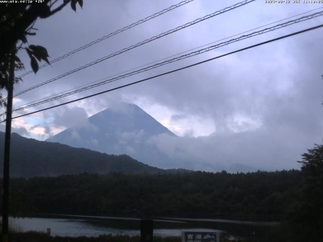 西湖からの富士山