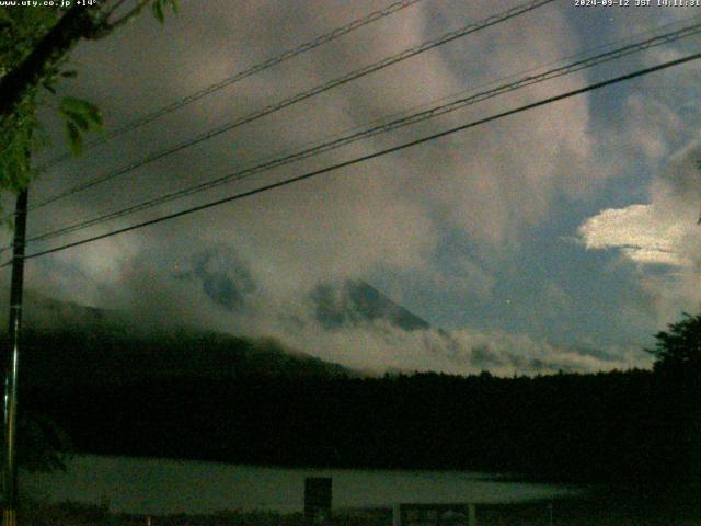 西湖からの富士山