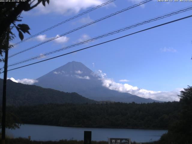 西湖からの富士山