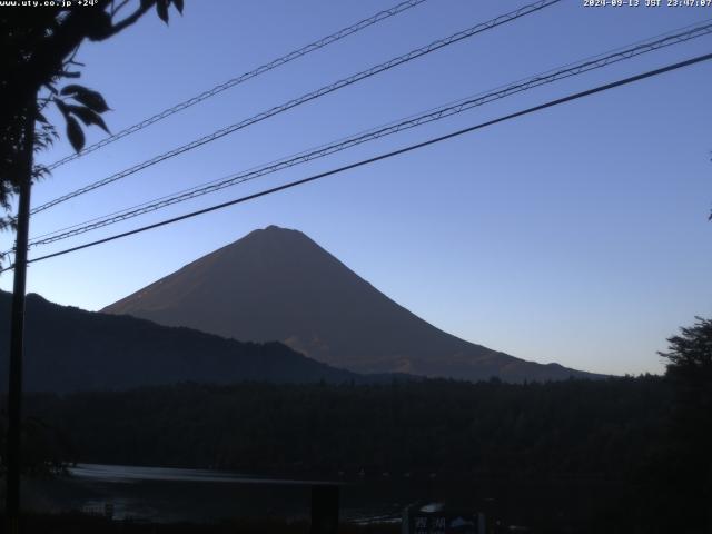 西湖からの富士山