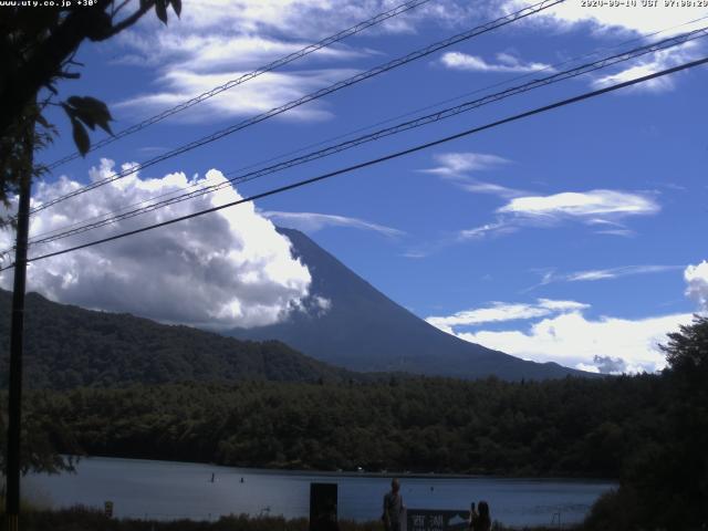 西湖からの富士山