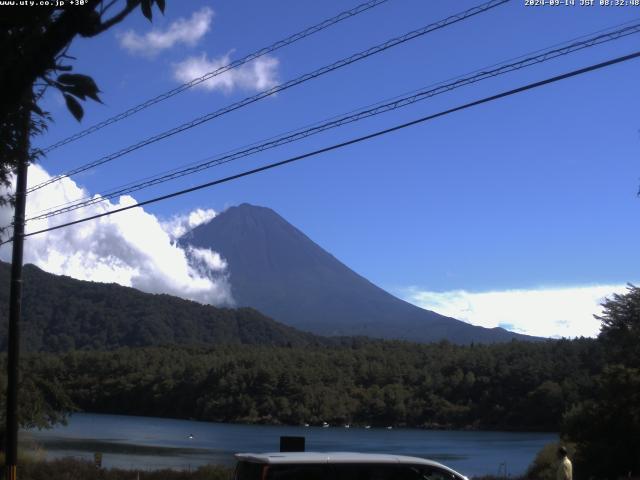 西湖からの富士山