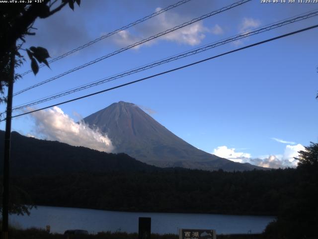 西湖からの富士山