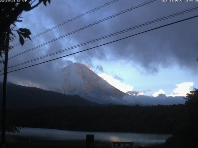 西湖からの富士山