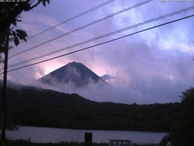 西湖からの富士山