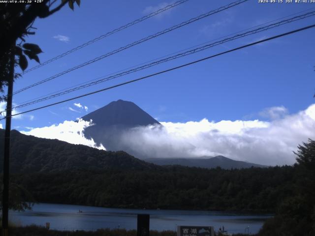 西湖からの富士山