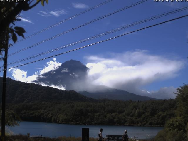 西湖からの富士山