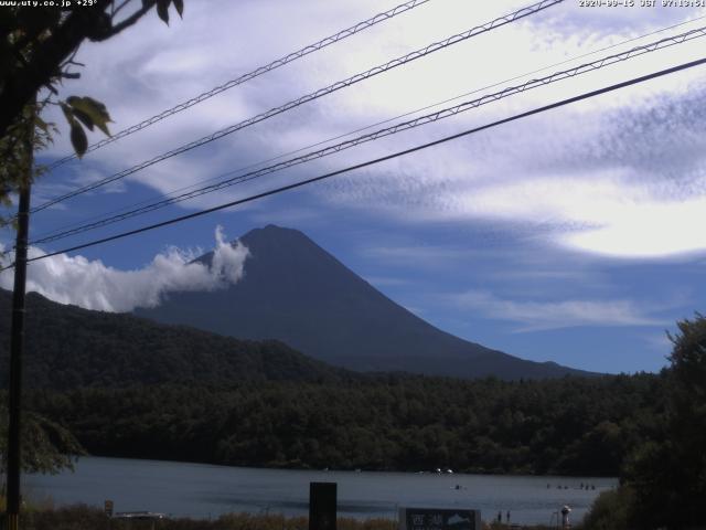 西湖からの富士山