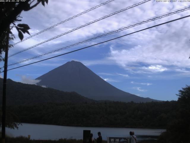 西湖からの富士山